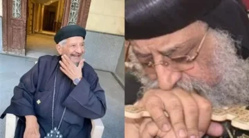 وداع مؤلم.. حزن عميق يلف الأنبا رافائيل بعد نياحة القمص ميخائيل عبد النور وتعزية البابا تواضروس